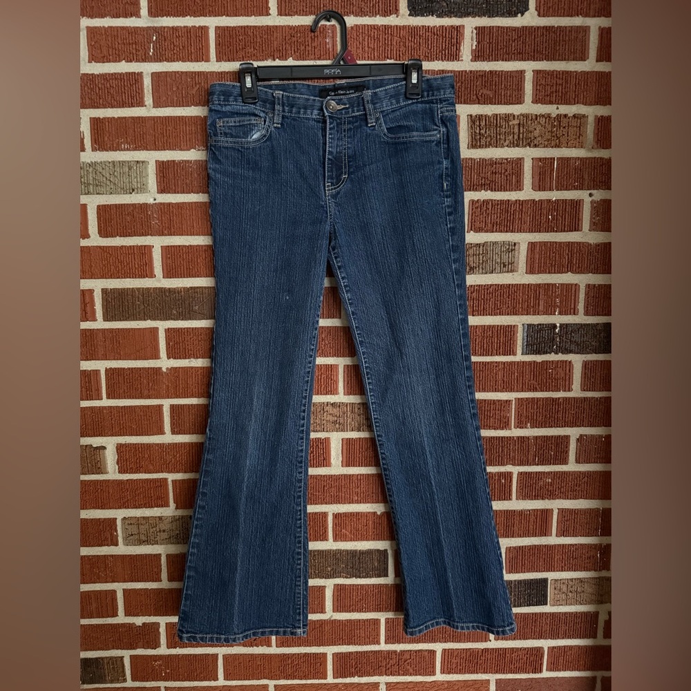 Vintage Y2K Calvin Klein Jeans Dark Blue Flare